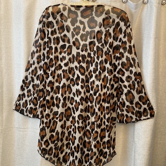 Jordan Taylor Other - Jordan Taylor White Leopard Cover Up